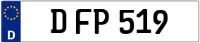 Truck License Plate